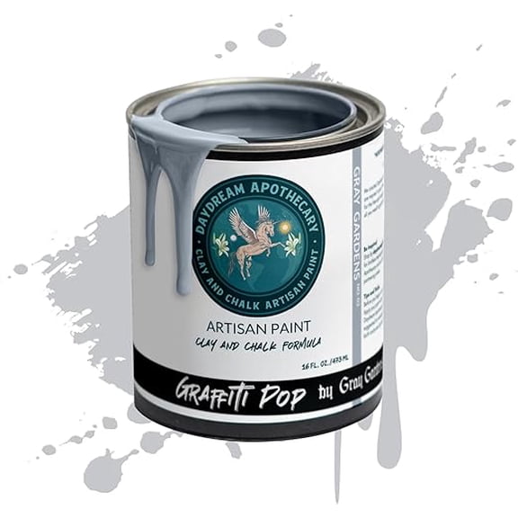 Daydream Apothecary Chalky Solid Interior Paint, Gray 16 oz