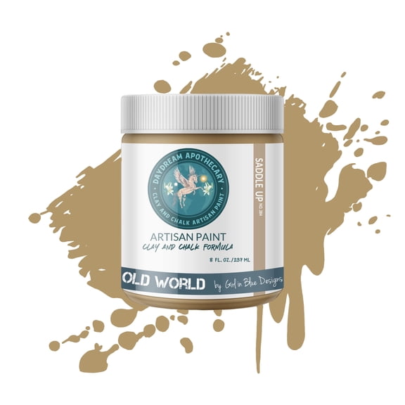 Daydream Apothecary Premium Chalk Style Paint for Furniture, Home Dcor, Wood, DIY Interior Projects, Quick Dry, No Prep or Prime Needed, Matte Earthly Brown - 8oz