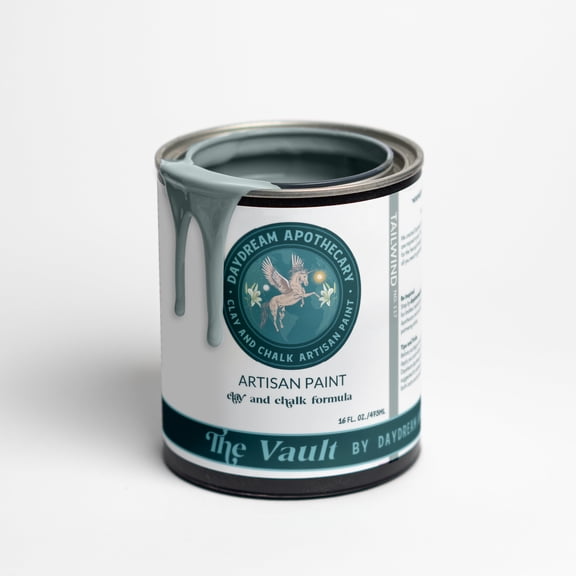 Daydream Apothecary Premium Chalk Style Paint for Furniture, Home Dcor, Wood, DIY Interior Projects, Quick Dry, No Prep or Prime Needed, Matte Robin Egg Blue - 16oz