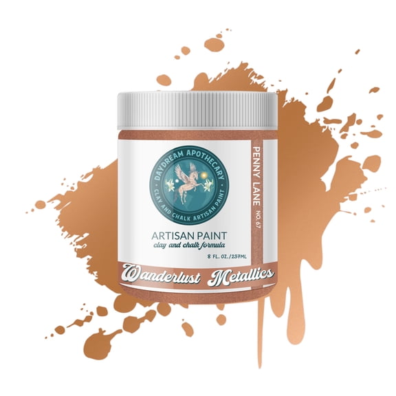 Daydream Apothecary Premium Chalk Style Paint, Matte copper , 8 Fl Oz