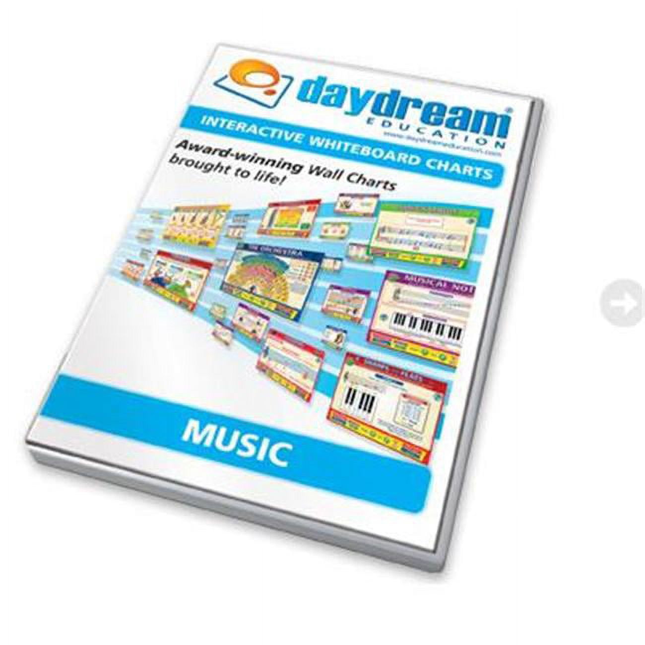 Daydream Education MU-U-S30 Music Whiteboard Interactive Chart set ...