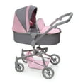 thumbnail image 1 of Daydream Multi-Function Single Doll Pram & Stroller - Gray/Pink, 1 of 14