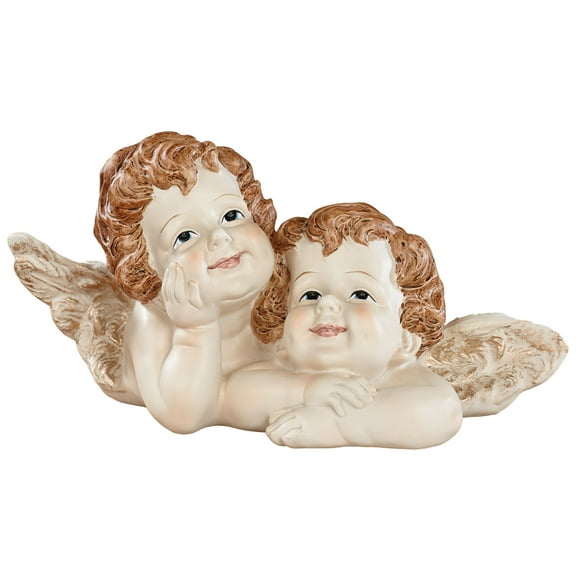 Daydream on Wings Cherub Table Sculpture Natural Natural