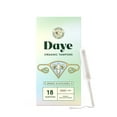 Daye Organic Tampons with Sugarcane Applicator, NoShed Sleeve, Ocean