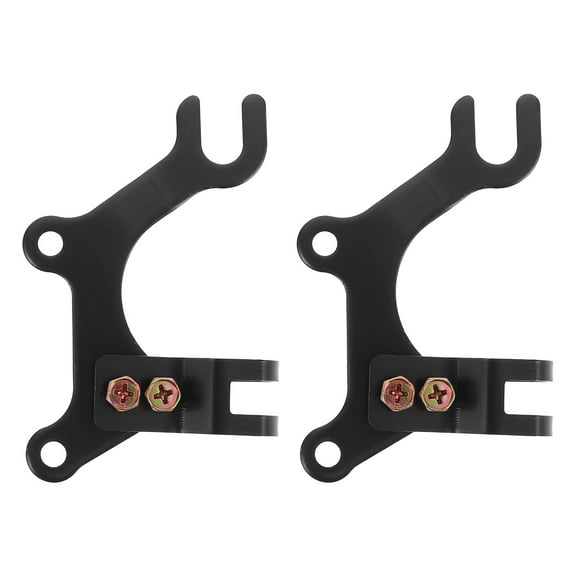 WEUVEB Mountain Bike Disc Brake Adapter Pair Black 4.32x2.36x0.79in Cycling Replacement Parts