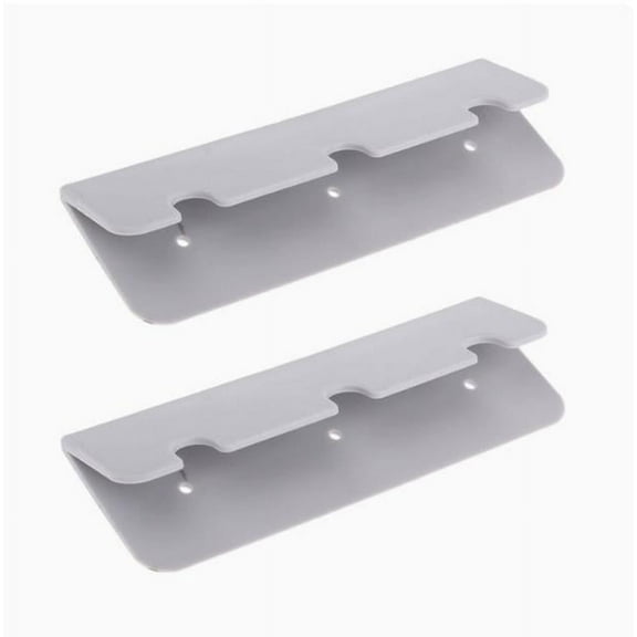 WEUVEB PVC Canoe Seat Hook Holder, Grey, Stable and Convenient Design, 1 Pair for Kayak and Canoe Accessories