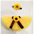 thumbnail image 1 of WEUVEB Infant Clothes For Baby Girls Yellow Dress 1 Set, 1 of 8