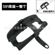 WEUVEB Car Bike Rear Wheel Bracket Multifunctional Design Metal Black 1 Set