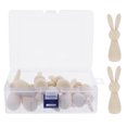 thumbnail image 1 of WEUVEB Easter Wooden Bunny Craft Kit Beige for Home Decorations, Spring Holiday Decor, 1 Set, 1 of 8