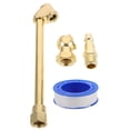 thumbnail image 1 of WEUVEB Metal Tire Inflation Nozzle with Hose Connector for Accurate Air Pressure - 1 Set, 1 of 6