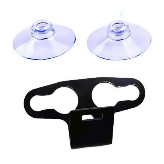 Dayesque 1 Set Plastic Car Radar Holder with Suction Cup Windshield Dashboard Mount Radar Bracket for Vehicle Navigation Electronic Devices