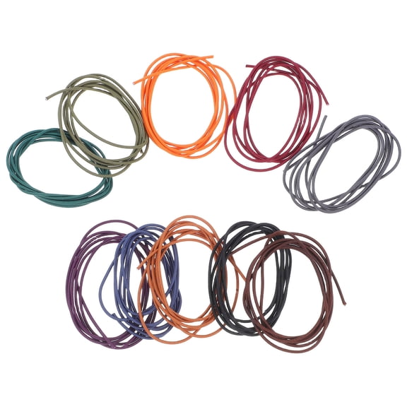 WEUVEB Elastic Bands for Crafts, Notebook Straps, Nylon Securing Bands for Tents and Travel,