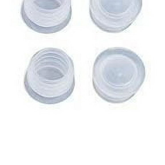 Dayesque 10pcs Clear Round Planting Box Plugs Replacement End Caps for Vegetable Garden Flower Pots Planter Accessories