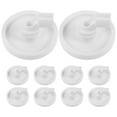 thumbnail image 1 of WEUVEB White Plastic Dishwasher Rack Wheels, Durable and Precise, for Easy Movement and Storage, 1 of 8