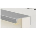 thumbnail image 1 of WEUVEB 10Pcs Recessed Door Handles Light Grey Aluminium Kitchen Cabinet Pulls, 1 of 8