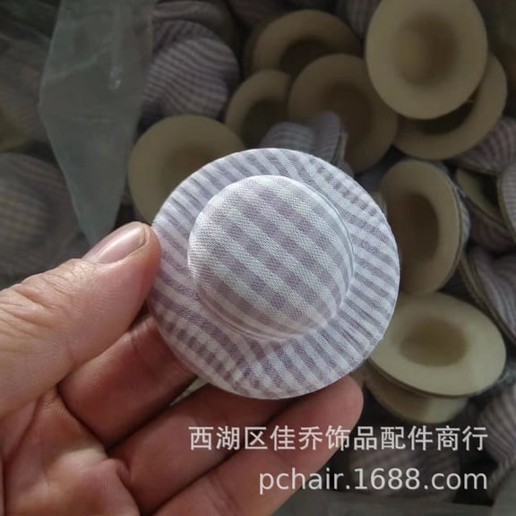 Dayesque Set of 10 Miniature Top Hats for Dolls, Tiny Craft Hats, Dollhouse Accessories, Small Formal Party Decorations