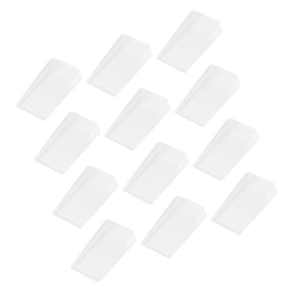 Dayesque 12-Pack Clear Plastic Table Shims for Furniture Leveling, Heavy Duty, Weather Resistant, Ideal for Uneven Floors and Wobbly Tables