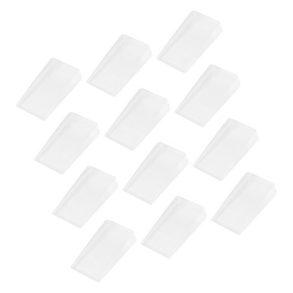 Dayesque 12PCS Clear Plastic Table Shims Level for Furniture, Heavy Duty, Weather Resistant, Perfect for Uneven Floors and Wobbly Tables