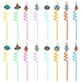 thumbnail image 1 of WEUVEB Outer Space Reusable Multi-Color Drinking Straws, Fun Party Accessories for Kids and Adults, Decorative Straws, 1 of 8