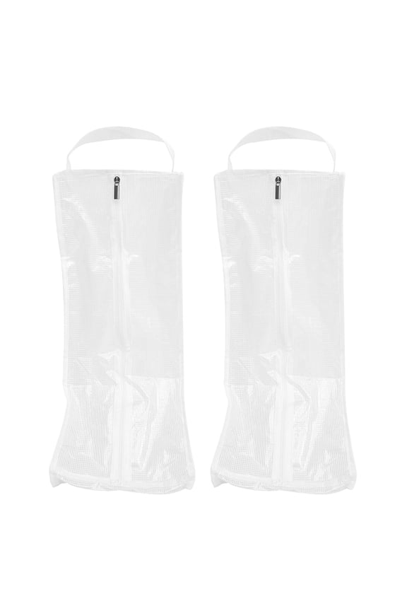 2Pcs Space Saving Transparent Shoe Storage Bags for Boots and Sneakers