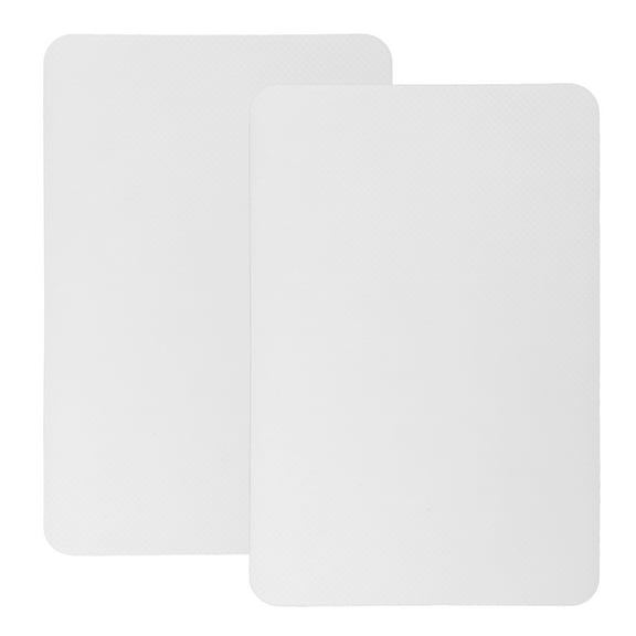 WEUVEB Shoe Sole Protectors Rubber Anti-Slip Durable Quiet Transparent 2Pcs