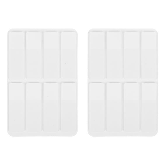 WEUVEB White Bopp Sticky Index Tabs for Home and Office Organizing, 2 Sets and Easy to Use
