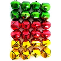 Dayesque 24pcs Christmas Metal Bells for Xmas Tree Decorations, Small Iron Bells for Crafting, Indoor and Outdoor Holiday Decor