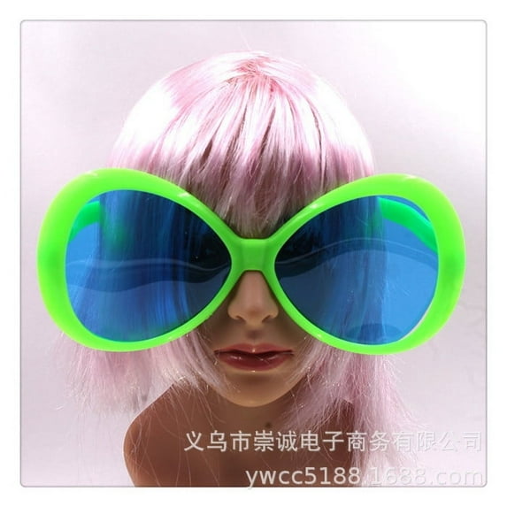 WEUVEB Novelty Eyeglasses Giant Sunglasses Assorted Color 2Pcs 9.8X5.9X4.4In