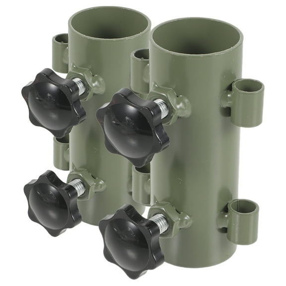 WEUVEB Multi-Steel Canopy Pole Stand 2-Pack for Outdoor Tent, Awning, and Camping Setup