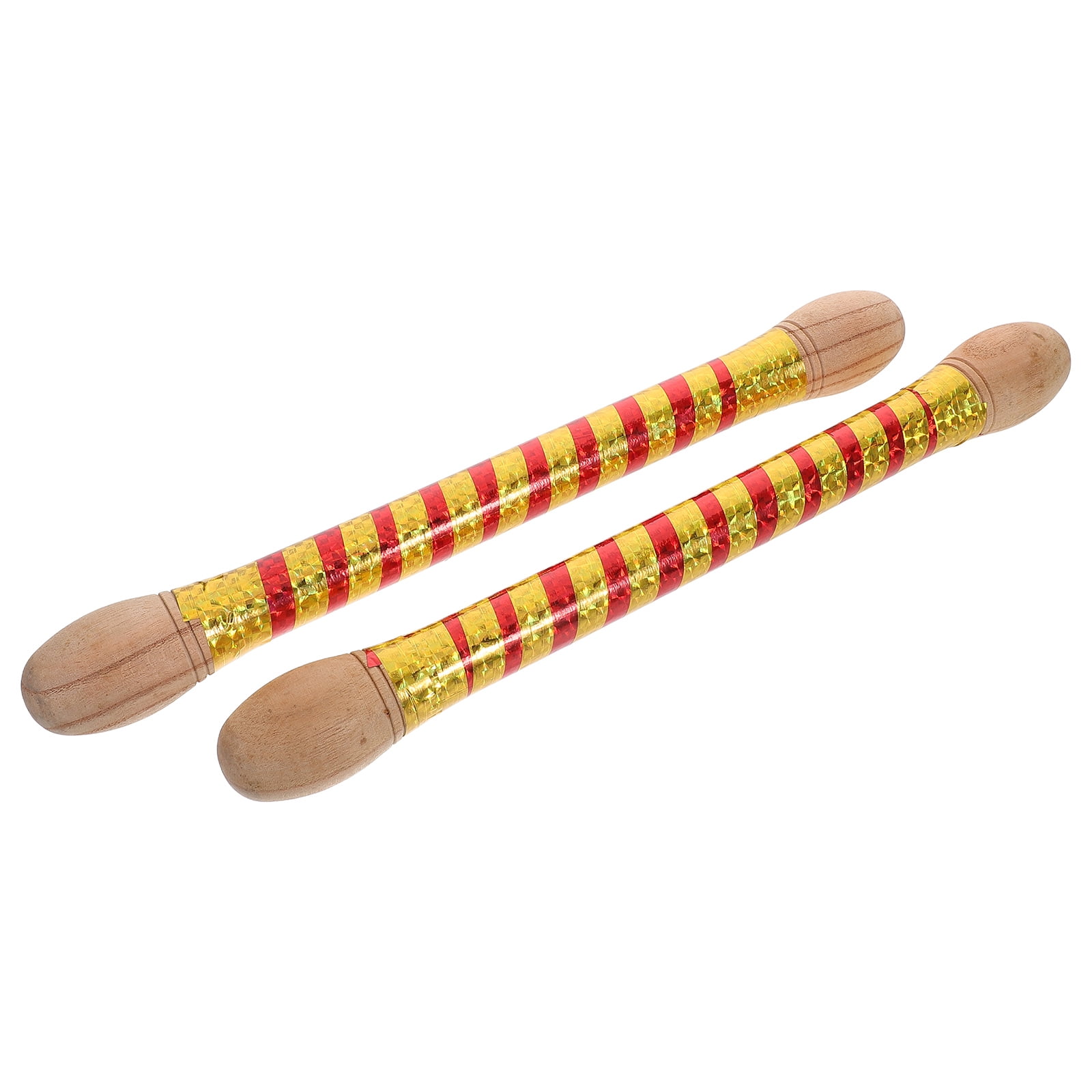 WEUVEB Wooden Drumsticks for Students and Adults, 2pcs Multi-Purpose Casual for Practice and Play