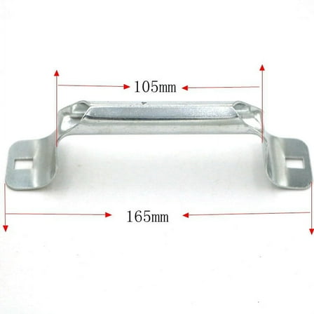 WEUVEB Zinc Alloy Garage Door Handles Finish 2 Pieces Easy Installation Replacement Parts