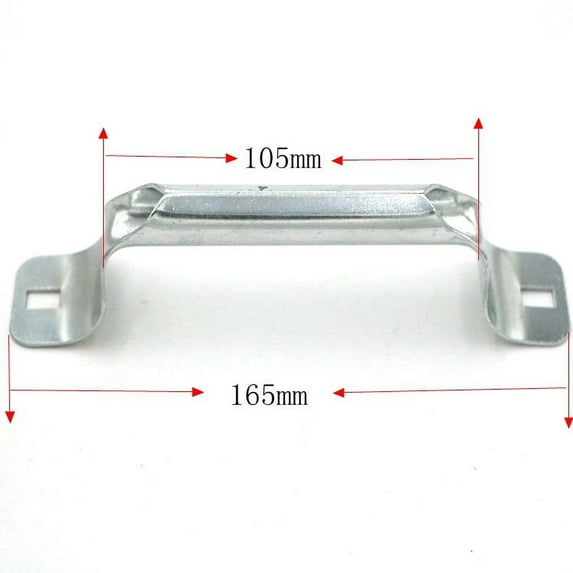 WEUVEB Zinc Alloy Garage Door Handles Finish 2 Pieces Easy Installation Replacement Parts