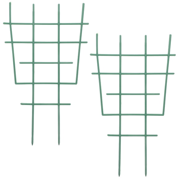 Dayesque 2-Pack Indoor Outdoor Plant Trellis Supports for Potted Vines and Flowers, Small Garden Climbing Plastic Holders