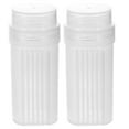 thumbnail image 1 of WEUVEB 2-Pack Clear Plastic Staining Jars with Slide Drying Rack for Laboratory and Scientific Research Use, 1 of 9