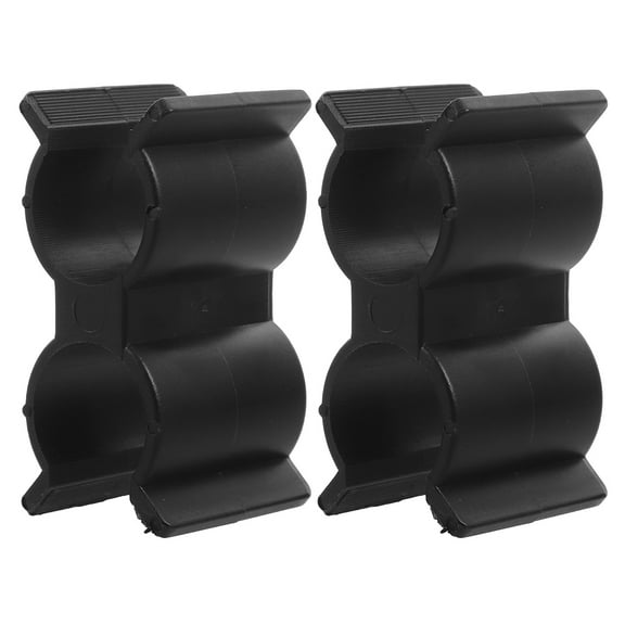 Dayesque 2-Pack Double Pipe Clamps for Marine Applications, Tube Connector Clips, Shelf Link Fasteners, Pipe Connection Clamps
