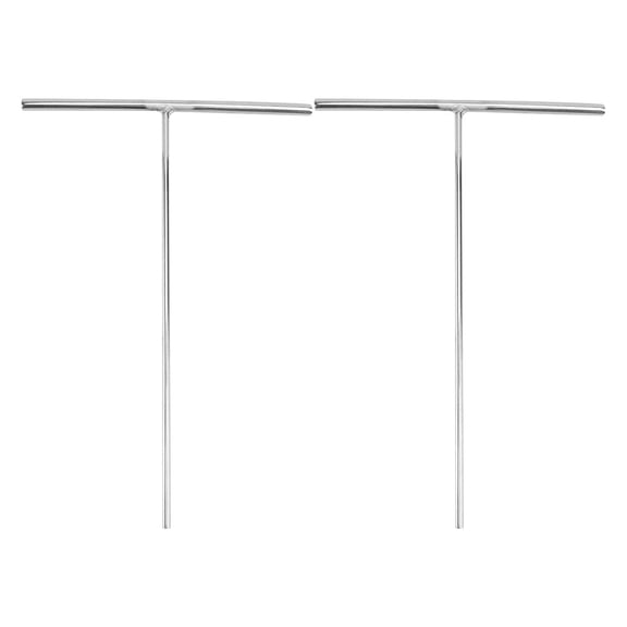 WEUVEB 2-Pack Cake Frosting Spreader Set, T-Shaped Stainless Steel Scrapers for Smooth Baking and Cream Spreading