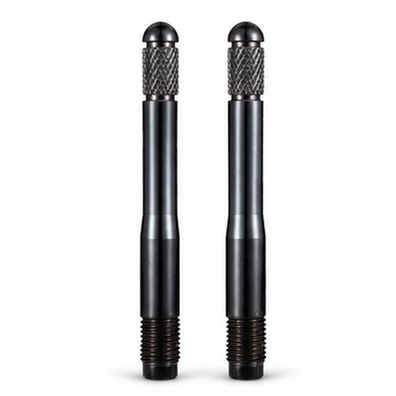 WEUVEB Car Wheel Alignment Tools Tire Pin Bolts Black Stainless Steel 2Pcs