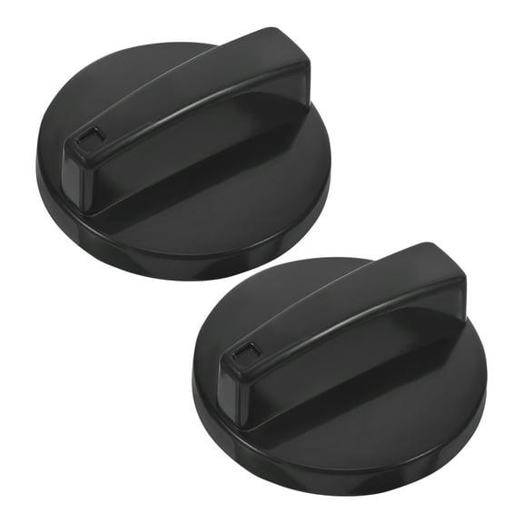 WEUVEB Slow Cooker Knob Replacement for Rice Cooker, Black Plastic, 2 Pieces and Easy to Install