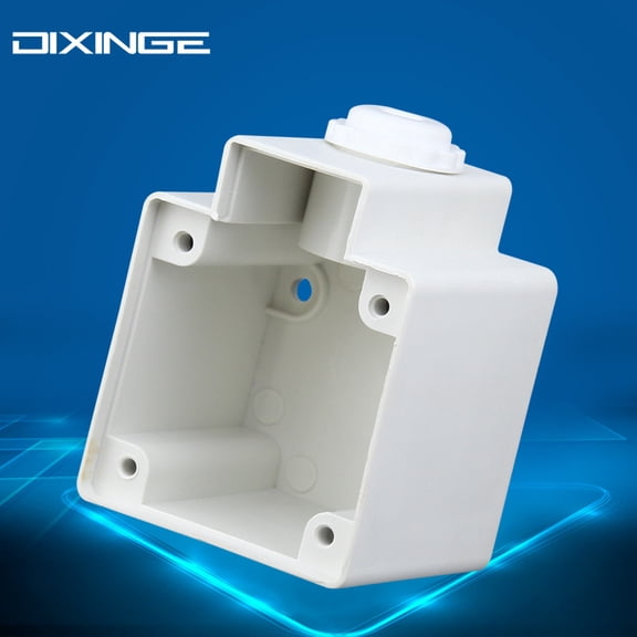 WEUVEB Socket White Plastic Electrical Outlet with 2 Pieces