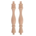 thumbnail image 1 of WEUVEB 2-Pack Wood Cabinet Pillar Balusters in Khaki, Roman Column Style Decorative Support Posts, 1 of 8