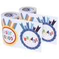 thumbnail image 1 of WEUVEB Motivational Reward Stickers for Students, Adhesive Badge Labels for Classroom, Teachers, Kids, and School Use, 1 of 7