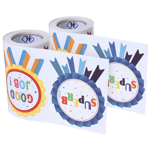 WEUVEB Motivational Reward Stickers for Students, Adhesive Badge Labels for Classroom, Teachers, Kids, and School Use