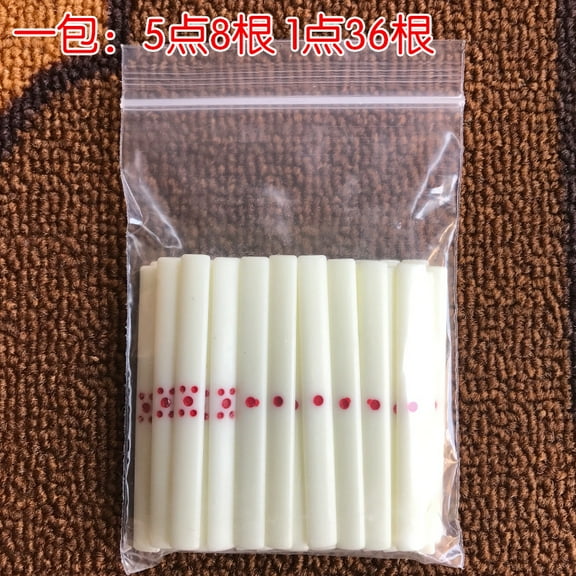 WEUVEB Red Plastic Mahjong Scoring Sticks for Game, Unique Design, 44Pcs