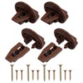 thumbnail image 1 of WEUVEB 4-Piece Metal Drawer Slide Track Guide Set for Projects and Furniture Repair, 1 of 8