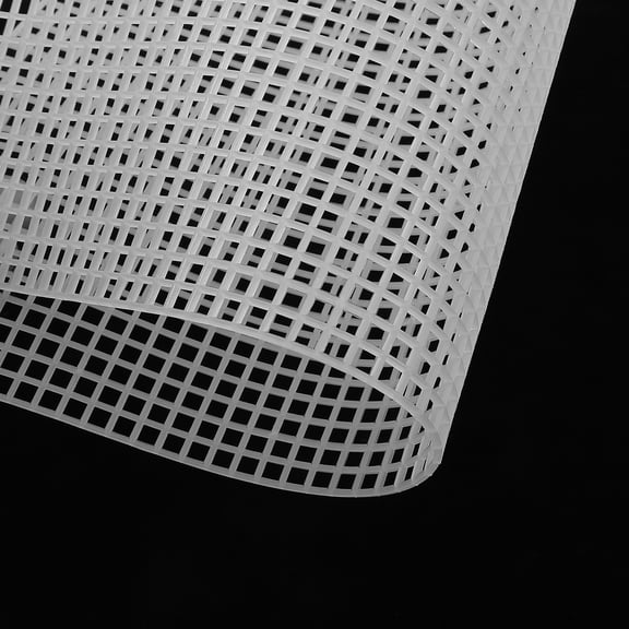 WEUVEB 4-Pack Plastic Grid Canvas for Yarn Crafting, Bag Making Supplies and Materials