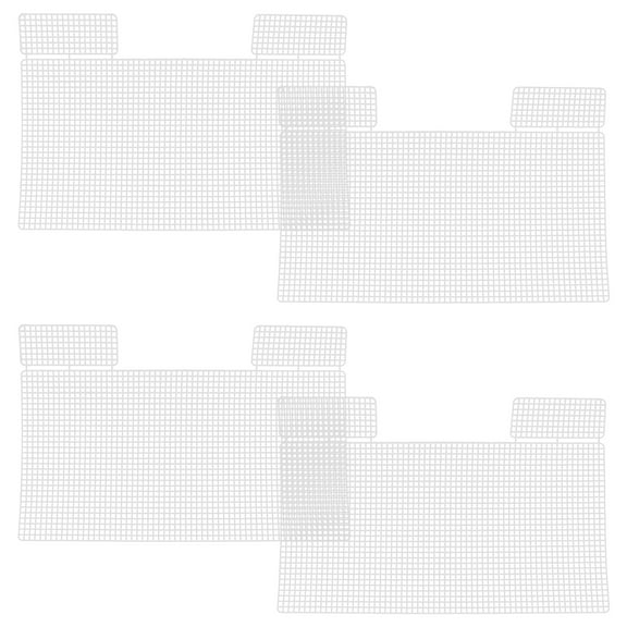WEUVEB Plastic Grid For Yarn Crafting Diy Bag Making Materials 4Pcs