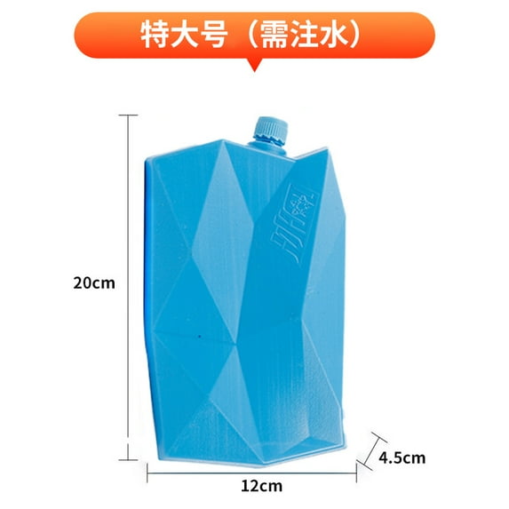 Dayesque 4pcs Freezer Packs for Coolers Portable Reusable Ice Packs for Lunch Bags Breastmilk Storage and Camping for Keeping Items Cold