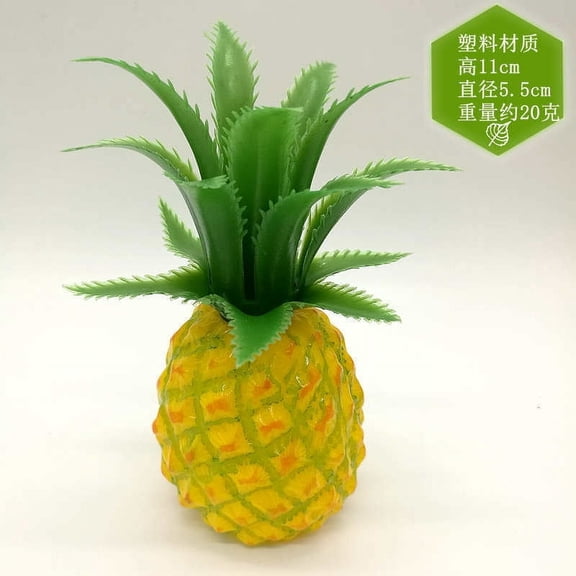 WEUVEB Hawaiian Photo Booth Props Set with 4 Pineapple Decorations for Luau Party, Tropical Event, Fun Accessories