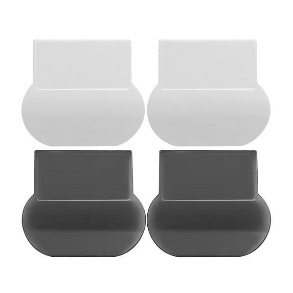 WEUVEB White Toilet Seat Lift Handle Tabs, 4-Pack Replacement, 2.75 x 2.36 x 0.08 Inches Accessories