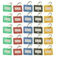 thumbnail image 1 of Dayesque 50pcs Numbered Key Tags Plastic Key Tags with Colorful Key Labels and Metal Keychain Numbered Labels for Security and Access Control, 1 of 8